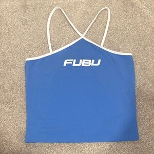FUBU Royal Blue Cami with White Trim